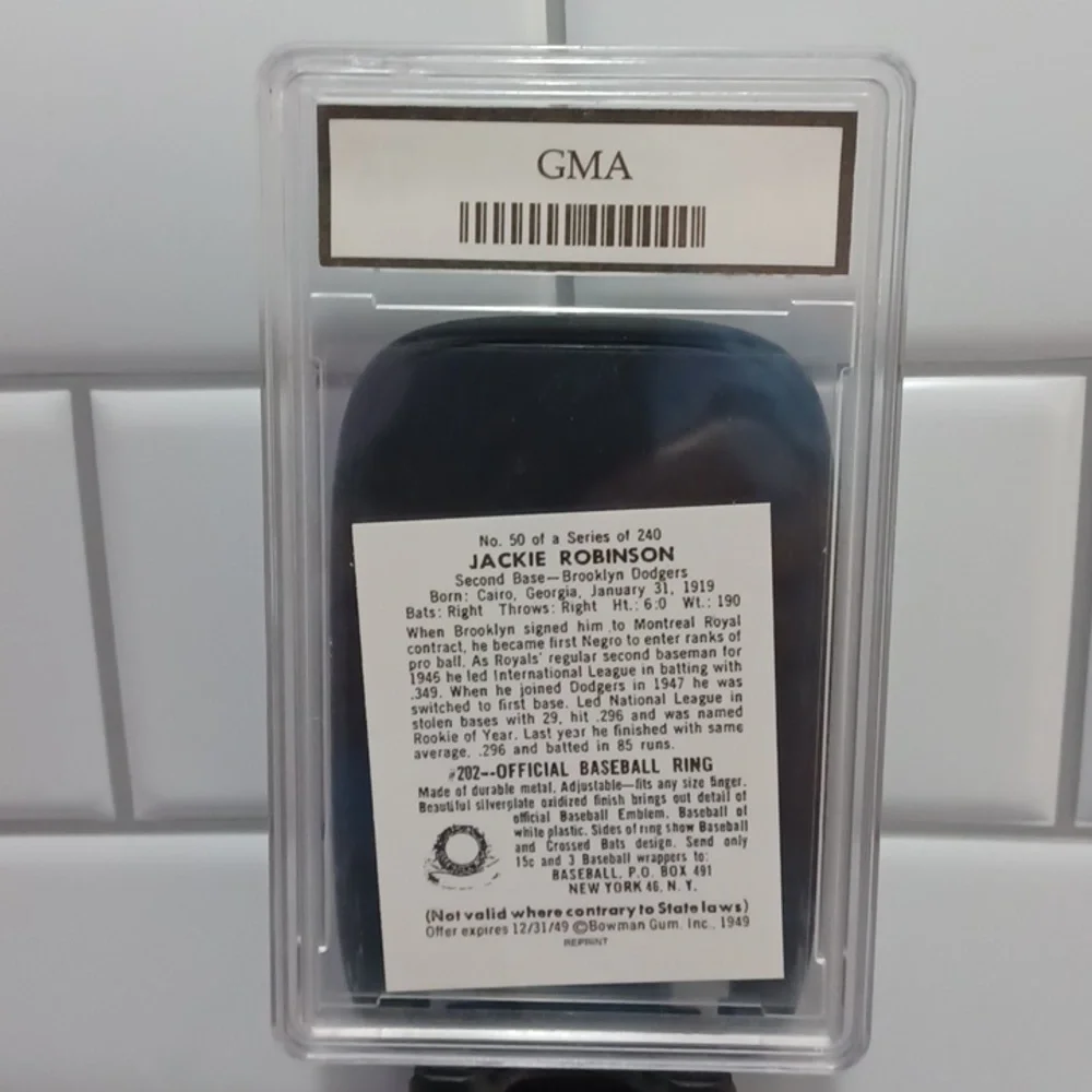 GMA 1949 Bowman Jackie Robinson #50 REPRINT